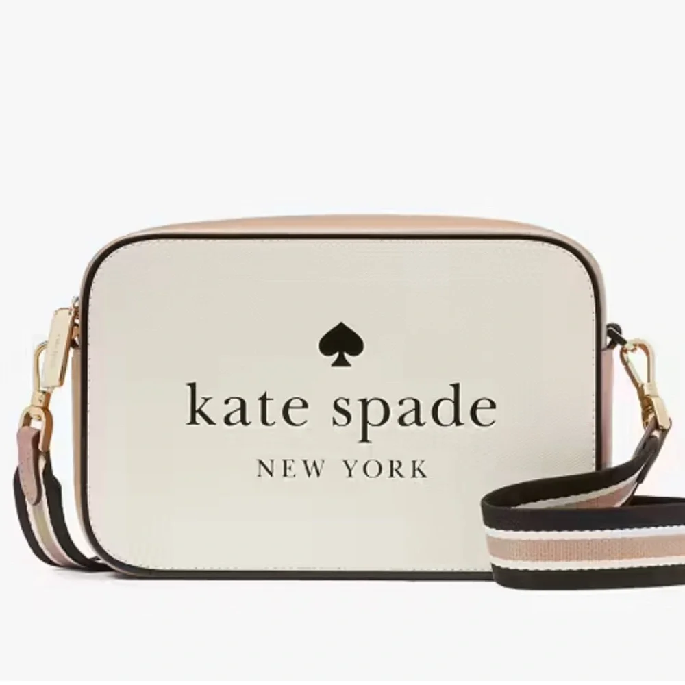 Kate Spade Oh Snap Colorblock Mini Camera Bag Toasted Hazelnut Multi